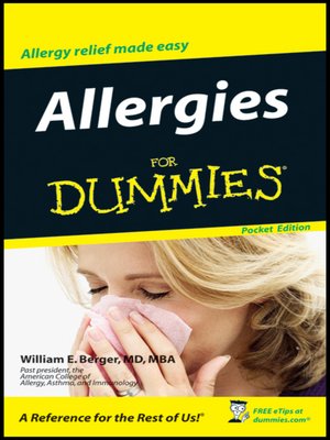 cover image of Allergies For Dummies